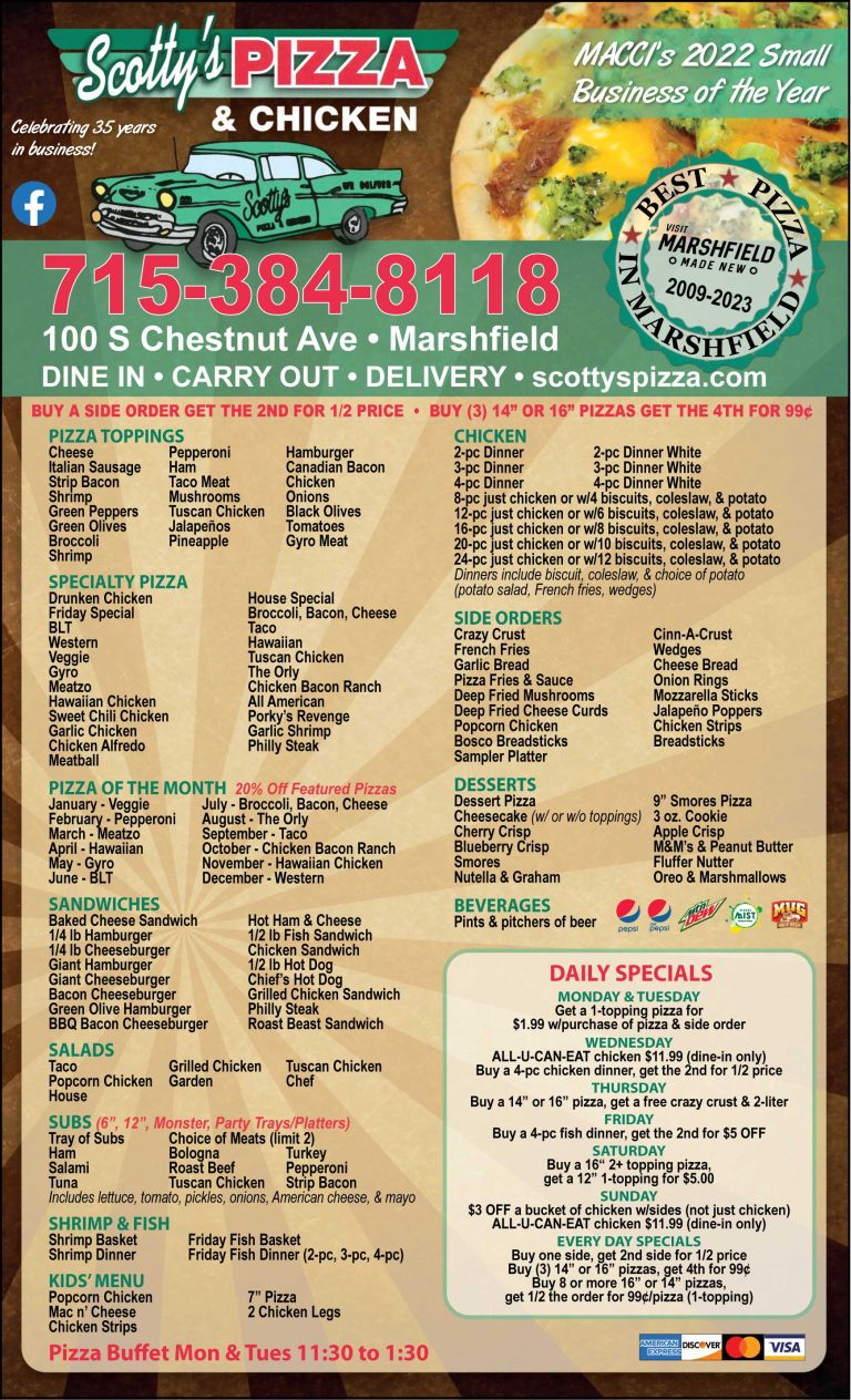 scottys pizza chicken menu dec23 768x1264
